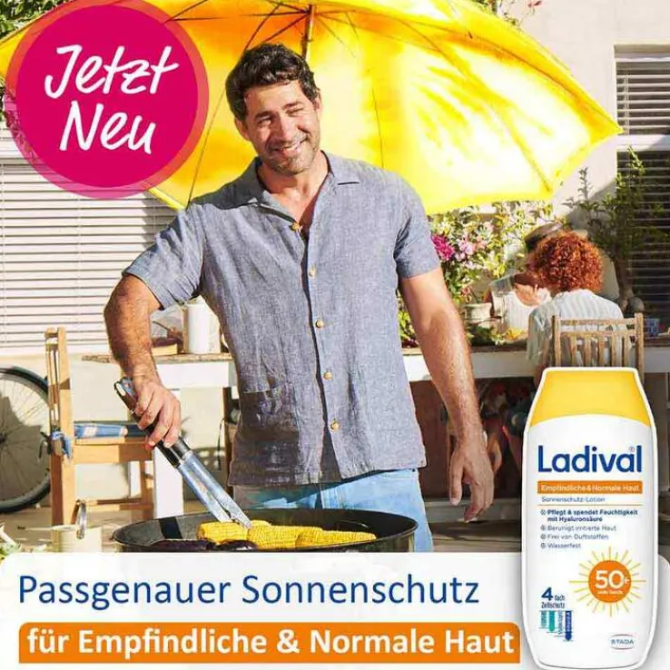 Ladival empfindliche & normale Haut Lotion LSF 50 + , 200 ml