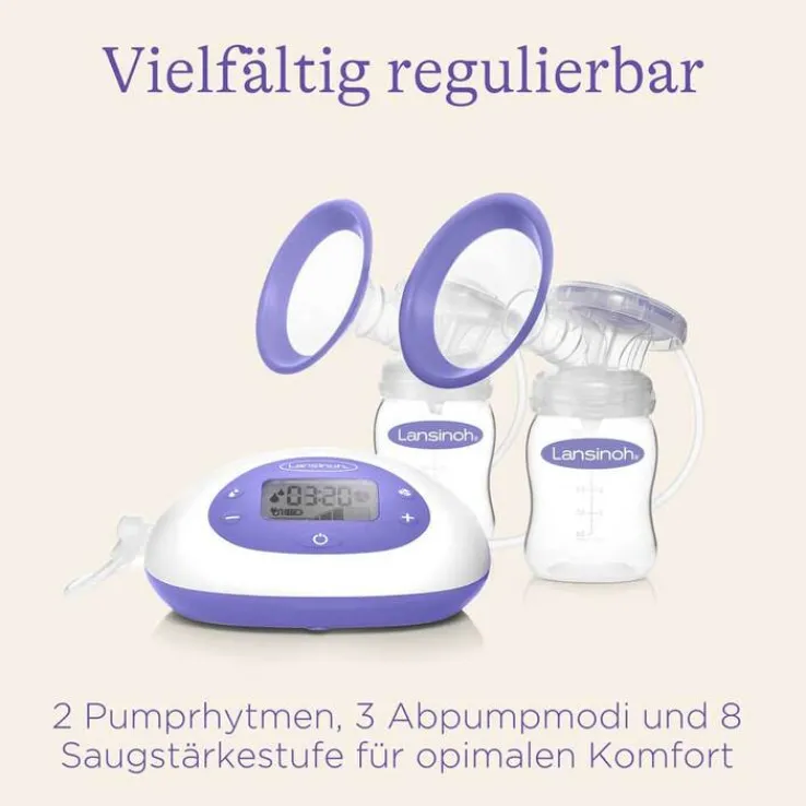 Lansinoh 2in1 elektrische Milchpumpe, 1 St