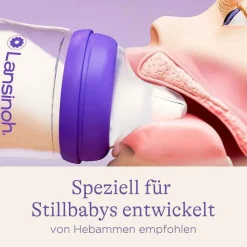 Lansinoh Naturalwave Sauger M, 2 St