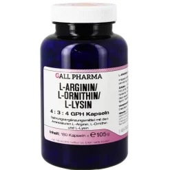 L-Arginin / L-Ornithin / L-Lysin 4:3:4 GPH Kapseln, 180 St