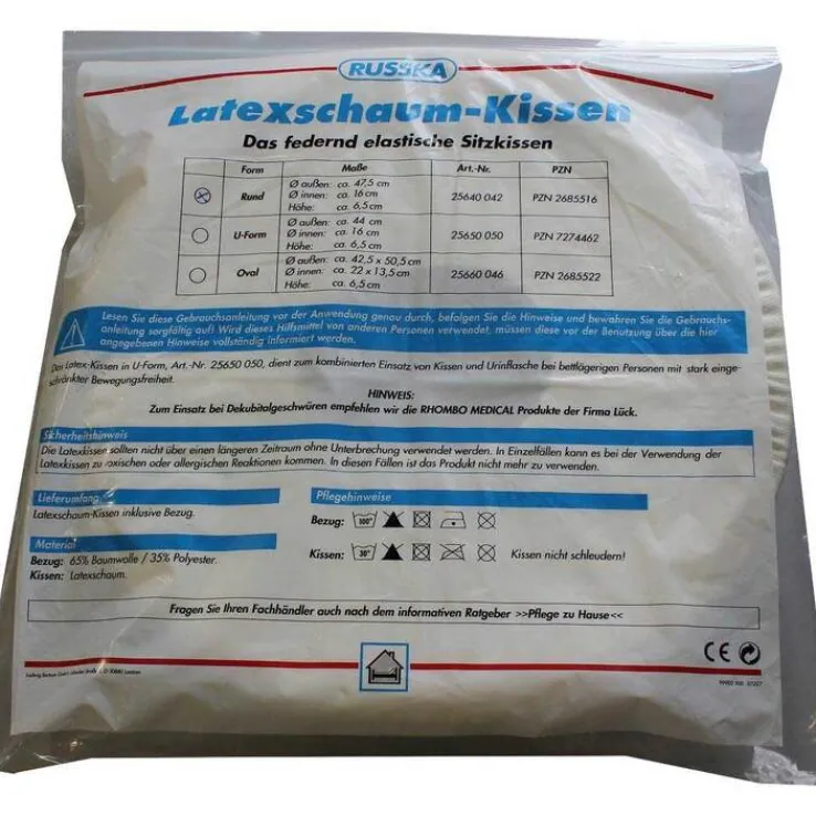 Latex Schaumkissen rund 47,5 cm, 1 St