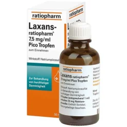 Laxans-ratiopharm® 7,5 mg/ml Pico Tropfen zum Einnehmen, 50 ml