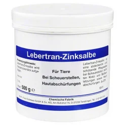 Lebertran Zinksalbe vet. (für Tiere), 500 g