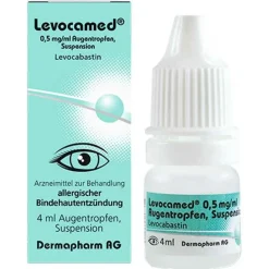 Levocamed 0,5 mg / ml Augentropfen Suspension, 4 ml