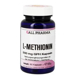 L-Methionin 500 mg GPH Kapseln, 60 St