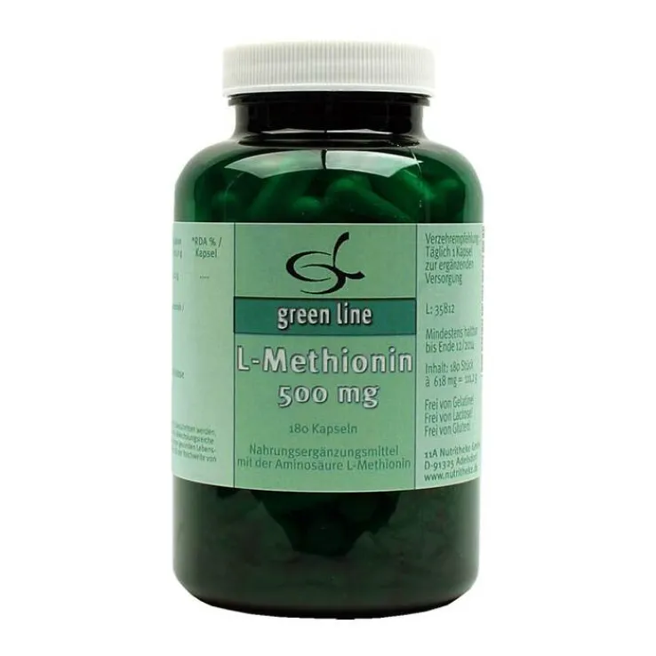 L-Methionin 500 mg Kapseln, 180 St