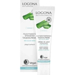 Logona Classic feuchtigkeitsspendende Tagescreme Bio-Aloe Vera, 30 ml
