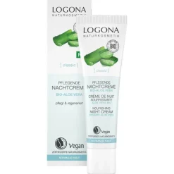 Logona Classic pflegende Nachtcreme Bio-Aloe Vera, 30 ml