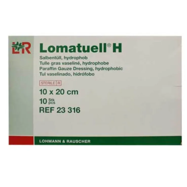 Lomatuell® H Salbentüll 10x20 cm, 10 St