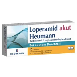 Loperamid akut Heumann Tabletten, 10 St