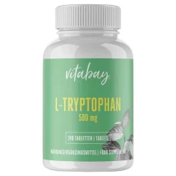 L-Tryptophan 500 mg Aminosäure vegan Tabletten, 240 St