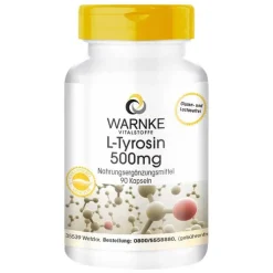 L-Tyrosin 500 mg Kapseln, 90 St