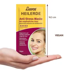 Luvos Heilerde Anti-Stress-Maske mit Goldkamille, 2X7.5 ml