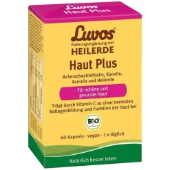 Luvos Heilerde Bio Haut Plus Kapseln, 60 St