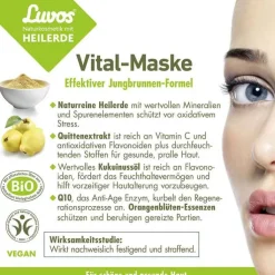 Luvos Naturkosmetik Heilerde Vital Maske, 2X7.5 ml