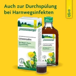Löwenzahn Saft Schoenenberger HPS, 3X200 ml