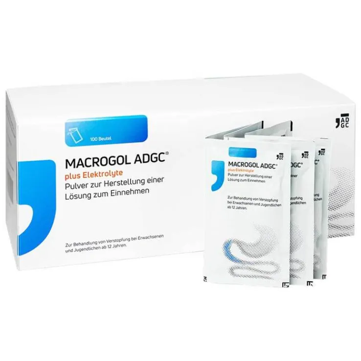 Macrogol ADGC® plus Elektrolyte Pulver zur H.e.L.zum Einnehmen , 100 St