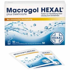 Macrogol HEXAL plus Elektrolyte Pulver, 10 St