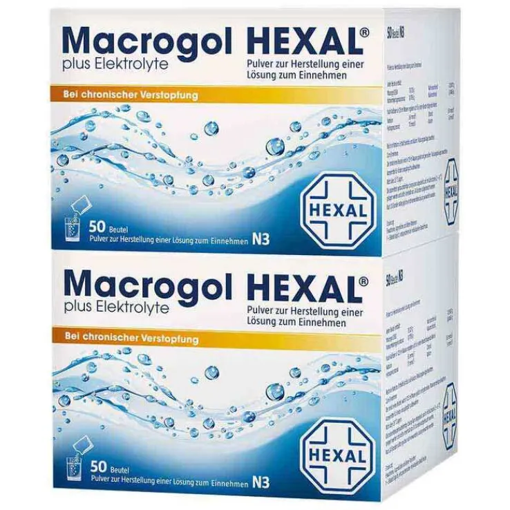 Macrogol HEXAL plus Elektrolyte Pulver, 100 St