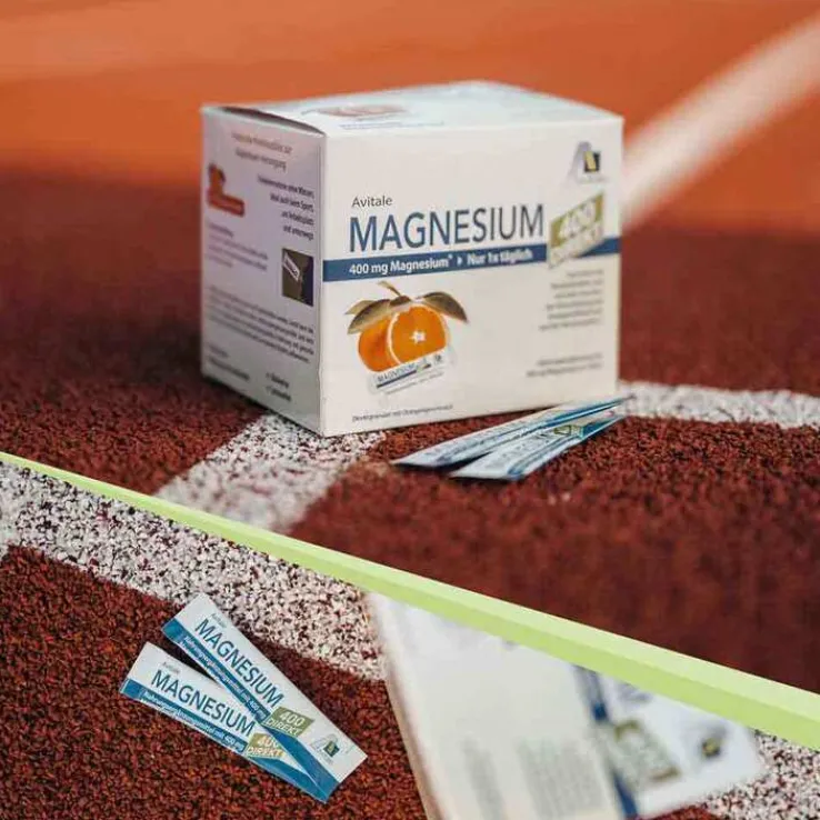Magnesium 400 direkt Orange Portionssticks, 20X2.1 g