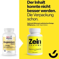 Magnesium Chelat Kapseln hoch bioverfügbar, 120 St