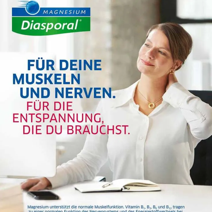 Magnesium Diasporal pro B-Vitamin-Komplex Depot Muskel + Nerven Tabletten, 30 St