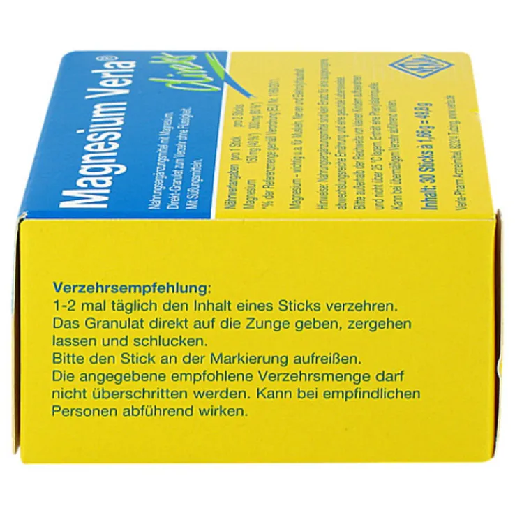 Magnesium Verla direkt Granulat Himbeere, 30 St