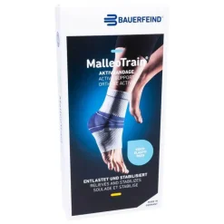 Malleotrain Sprunggelenkbandage Größe 4 rechts schwarz , 1 St