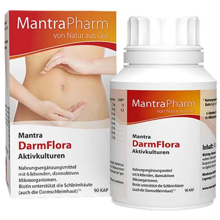 Mantra Darmflora Aktivkulturen Kapseln, 90 St