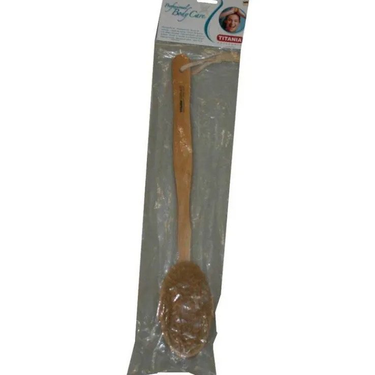 Massagebürste mit Stiel 43 cm ovaler Kopf Titania, 1 St