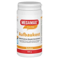Megamax Aufbaukost Schoko Pulver, 500 g