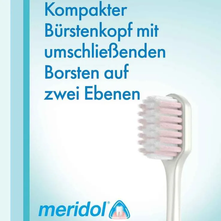 Meridol Rundumpflege Zahnbürste, 1 St