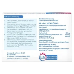 Microlax Rektallösung Klistiere mit kurzem Tubenhals, 4 St