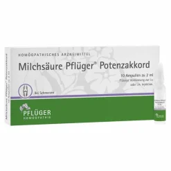 Milchsäure Pflüger Potenzakkord Injektionslösung Ampulle , 10 St