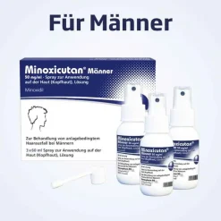 Minoxicutan® Männer 50 mg/ml Spray, 3X60 ml