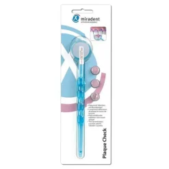 Miradent Plaquetest Mira2 + Spiegel blau transparent, 1 St