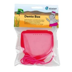 Miradent Zahnspangenbox Dento Box I pink, 1 St