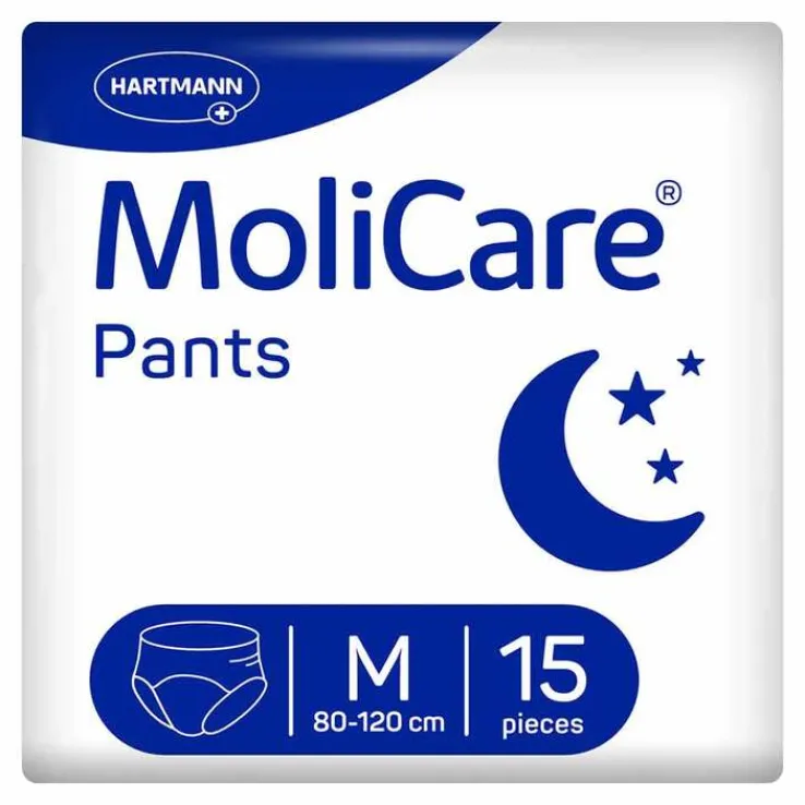 Molicare Pants Night Inkontinenzhosen Größe M, 15 St