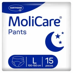 Molicare Pants Night Inkontinenzhosen Größe L, 15 St