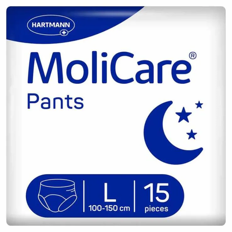 Molicare Pants Night Inkontinenzhosen Größe L, 15 St