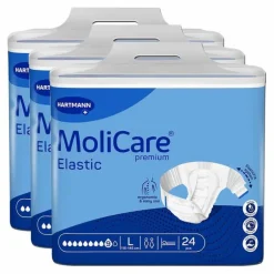 Molicare Premium Elastic Slip 9 Tropfen Größe L, 3X24 St