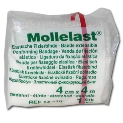 Mollelast 4cmx4m weiß, 1 St