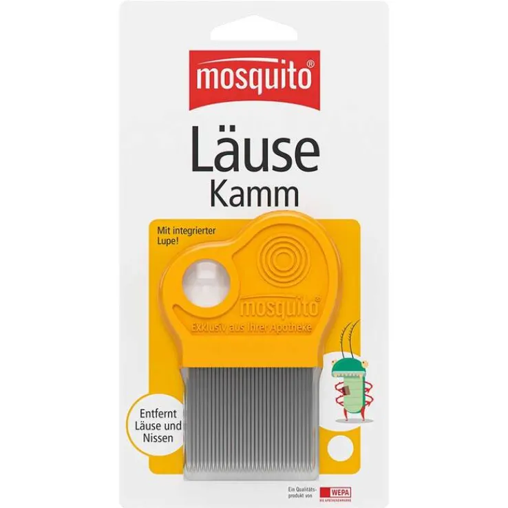 mosquito® Läusekamm aus Metall mit Lupe, 1 St