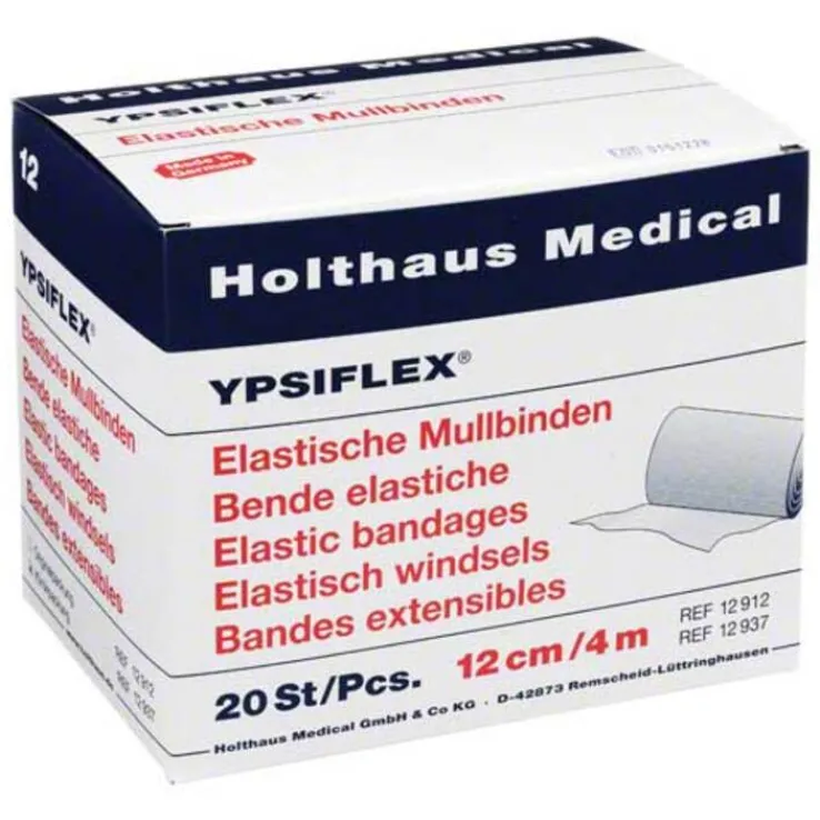 Mullbinden 4mx12cm elastisch, 20 St