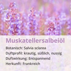 Muskatellersalbei Öl naturrein ätherisch, 10 ml