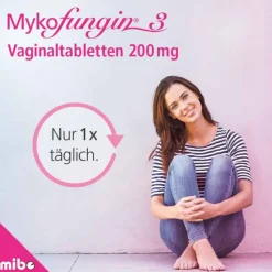 Mykofungin 3 Vaginaltabletten 200 mg, 3 St