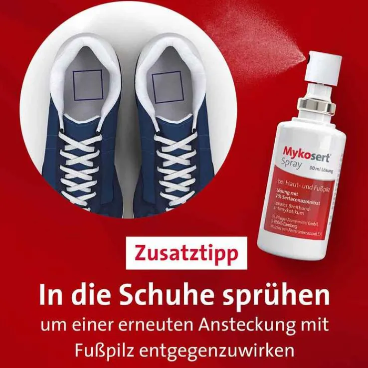 Mykosert® Spray bei Haut- und Fußpilz, 2X30 ml