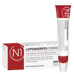 N1 Lippenherpes Creme, Packungsgröße 4 g, 2 g