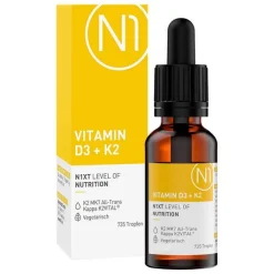 N1 Vitamin D3 + K2 Tropfen, 20 ml