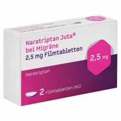 Naratriptan Juta® bei Migräne 2,5 mg Filmtabletten, 2 St